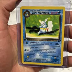 1st Edition Dark Wartortle 46/82 - Team Rocket - Uncommon Pokemon LP Vintage TCG - Image 1