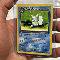 1st Edition Dark Wartortle 46/82 - Team Rocket - Uncommon Pokemon LP Vintage TCG - Image 2