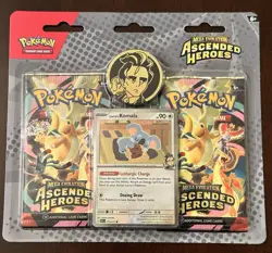 Pokemon TCG Ascended Heroes 2-Pack Blister Bundle 1 Larry & 1 Erika New Sealed - Image 1