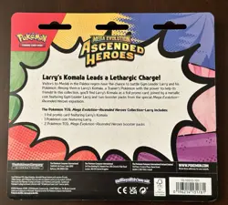Pokemon TCG Ascended Heroes 2-Pack Blister Bundle 1 Larry & 1 Erika New Sealed - Image 2