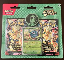 Pokemon TCG Ascended Heroes 2-Pack Blister Bundle 1 Larry & 1 Erika New Sealed - Image 3