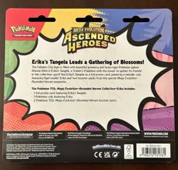 Pokemon TCG Ascended Heroes 2-Pack Blister Bundle 1 Larry & 1 Erika New Sealed - Image 4