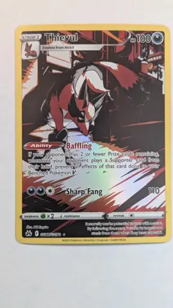Pokemon - Thievul - GG17/GG70 - FULL ART - Crown Zenith - NM/M - Image 1