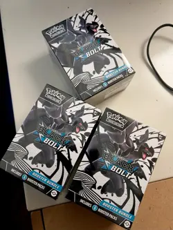 Pokemon TCG Black Bolt Booster Bundles x3 - Factory Sealed - Image 1