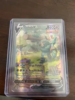 Pokemon Golurk V Evolving Skies Full Art Single Strike Holo 183/203 220 HP - Image 1