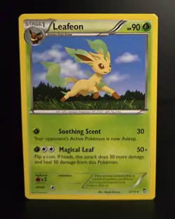 Pokemon TCG - LEAFEON - 7/111 - RARE - XY: FURIOUS FISTS (2014) - LP - Image 1