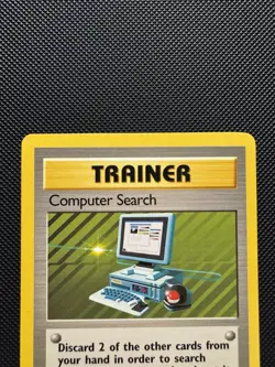 Pokemon TCG Computer Search 71/102 Base Set Rare Near Mint 1999 WoTC - Image 3