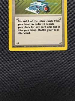 Pokemon TCG Computer Search 71/102 Base Set Rare Near Mint 1999 WoTC - Image 4