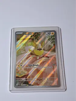 🔥Pokemon TCG Yamper 99/94 Me2: Phantasmal Flames Illustration Rare Pack Fresh🔥 - Image 1