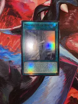 Yugioh! Mausoleum of White LCKC-EN036 Ultra Rare Reprint Light Play - Image 1