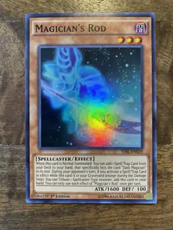 Yu-Gi-Oh! Magician's Rod TDIL-EN019 - 1st Edition - Super Rare - Near Mint! - Image 1