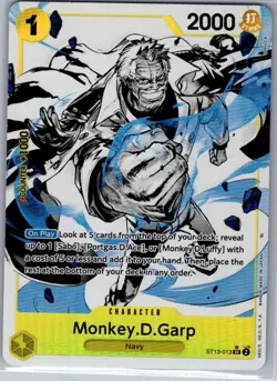 Monkey.D.Garp (Alt Art) ST13-013 English Ultra Three Brothers - One Piece - NM - Image 1