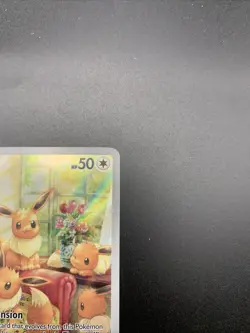 Pokemon TCG Eevee 188/167 Twilight Masquerade Illustration Rare NM Card - Image 5