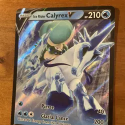 Pokemon Card Ice Rider Calyrex V 045/198 SWSH06: Chilling Reign NM ⭐99p Start⭐ - Image 4