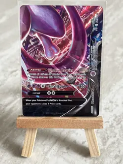 Pokemon TCG Mewtwo V-UNION SWSH162 SWSH: Sword & Shield Promo Card Holo - NM - Image 1