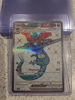 Pokemon TCG Dragapult EX Holo Ultra Rare Card Twilight Masquerade 200/167 - Image 1