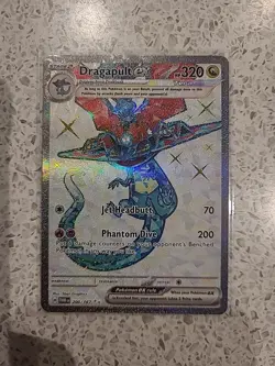 Pokemon TCG Dragapult EX Holo Ultra Rare Card Twilight Masquerade 200/167 - Image 2