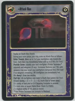 Star Wars Reflections CCG - "Attack Run" Foil Card - Image 1