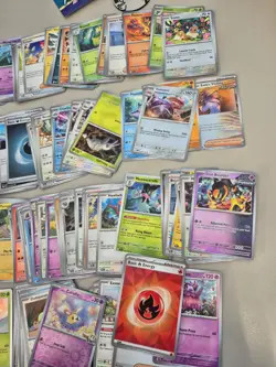 Pokemon TCG Bulk Bundle 260 Random Cards Job Lot + Tin + Stickers + Coin #4 - Image 4