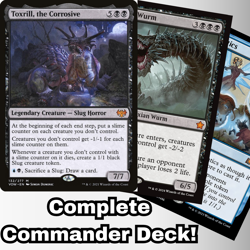 MTG Commander EDH Deck Toxrill, the Corrosive 100 Magic Cards Dimir Control Deck - Image 1