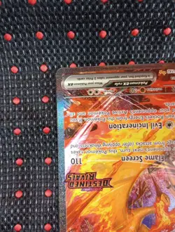 Pokemon TCG Team Rockets Moltres EX Destined Rivals Card 229/182 SIR Stamped - Image 3