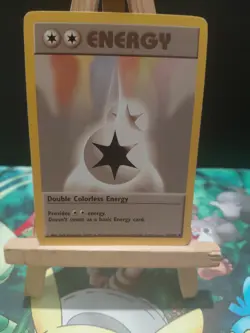 Double Colourless Energy 96/102 Base Set Non-Holo Card LP - Image 1