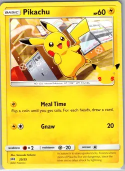 Pikachu - 25/25 025/025 Non Holo McDonald's 25th Anniversary - Pokemon Card - NM - Image 1