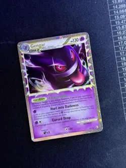 Gengar Prime HeartGold SoulSilver Triumphant Holo Card Pokemon EX/NM Condition - Image 3