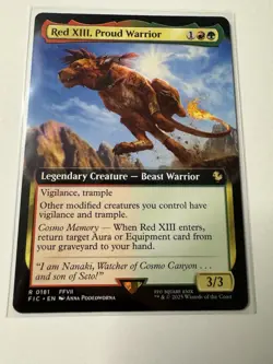 Red XIII, Proud Warrior (Extended Art) ✅ Final Fantasy ✅ Magic (mtg) - Image 1