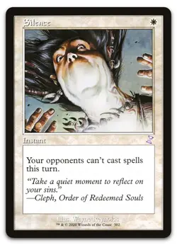 Silence #302 (NM) Time Spiral Remastered TSR Magic MTG - Image 1