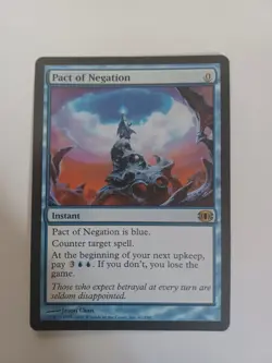 Magic The Gathering Future Sight #42 Pact of Negation Rare MTG TCG CCG - Image 1