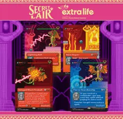 Magic the Gathering MTG Secret Lair - Pixel Perfect: Extra Life 2024 Foil - Image 1