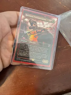 FOIL - Ravenous Tyrannosaurus (Borderless) Univ. Beyond: Jurassic Pikachu World. - Image 2
