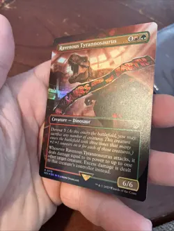FOIL - Ravenous Tyrannosaurus (Borderless) Univ. Beyond: Jurassic Pikachu World. - Image 4