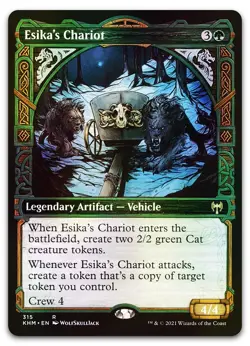 Esika's Chariot (Showcase) #315 (Foil) (NM) Kaldheim KHM Magic MTG - Image 1