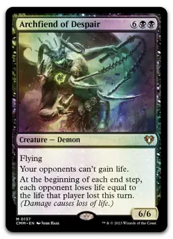 Archfiend of Despair #137 (Foil) (NM) Commander Masters CMM Magic MTG - Image 1