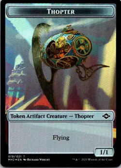 Magic | MH2 | Squirrel // Thopter Double-Sided Token | 11 // 19 | Foil | NM - Image 2