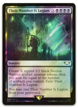 Their Number Is Legion (Surge Foil) #63 (NM) Warhammer 40,000 40K Magic MTG - Image 1