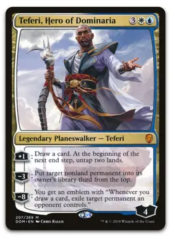 Teferi, Hero of Dominaria #207 (NM) Dominaria DOM Magic MTG - Image 1