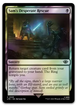 Sam's Desperate Rescue #105 (Foil) (NM) Lord of the Rings LTR Magic MTG - Image 1