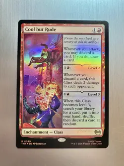 Cool But Rude - 89 - MTG: Teenage Mutant Ninja Turtles - Rare - Foil - Image 1