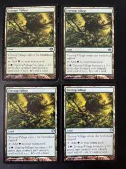 MTG- Treetop Village x4 - Image 1