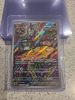 Pokemon TCG Brute Bonnet Illustration Rare Paradox Rift 207/182 - Image 1