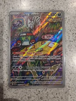 Pokemon TCG Brute Bonnet Illustration Rare Paradox Rift 207/182 - Image 2