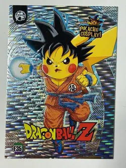 Dragon Ball Z (Pikachu) #E35 - Silver Holo Box Hit - Pikachu Cosplay - Pokemon - Image 1