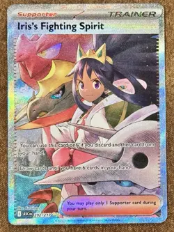 Iris's Fighting Spirit 292/217 SIR Ascended Heroes Pokemon - Image 1
