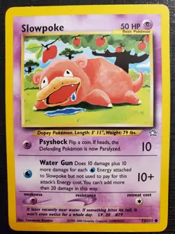 Slowpoke - 73/111 - Neo Genesis Common Pokemon TCG Card - Excellent - Image 1