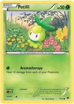 Petilil 7/122 XY BREAKpoint Mint Pokemon Card - Image 1