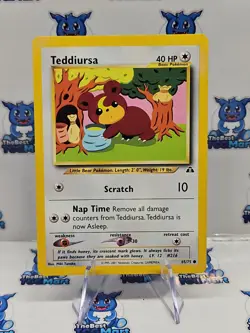 Teddiursa 65/75 Pokemon Neo Discovery MP - Image 1