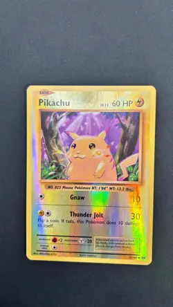 POKEMON TCG PIKACHU 35/108 REVERSE HOLO XY EVOLUTIONS NM - Image 1
